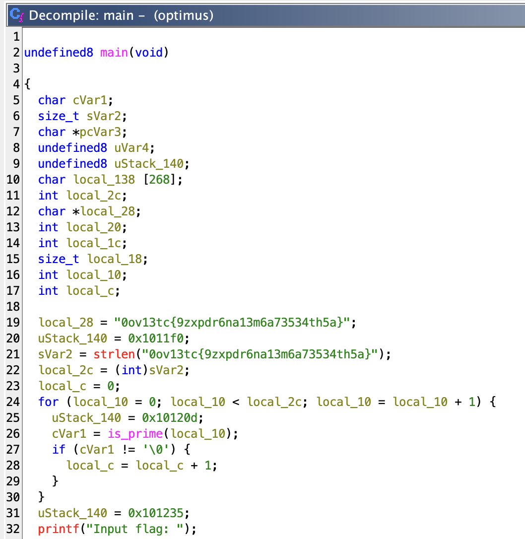 Ghidra Decompilation